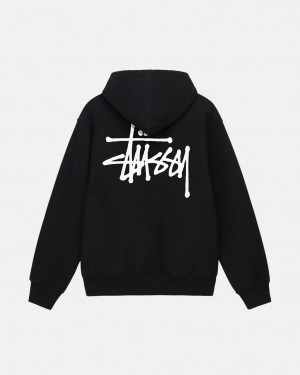 Stussy Basic Stussy Hoodie Hoodie Dames Zwart Belgium | HTC-9357