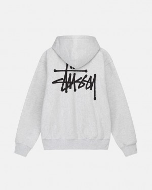 Stussy Basic Stussy Hoodie Hoodie Dames Grijs Belgium | LSM-3725