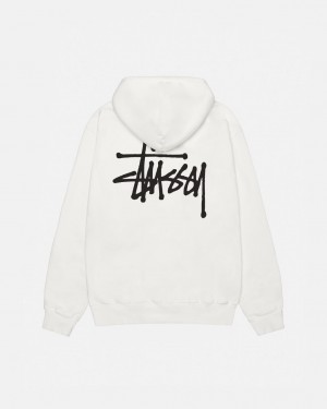 Stussy Basic Stussy Hoodie Pigment Dyed Hoodie Heren Beige Belgium | YUK-7367