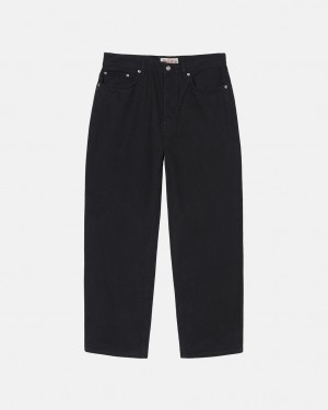 Stussy Big Ol' Jean Overdyed Broek Dames Zwart Belgium | POW-6434