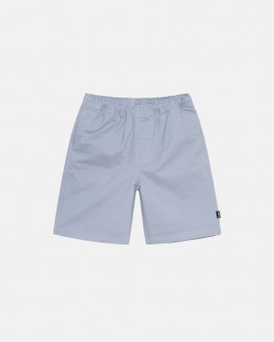 Stussy Brushed Beach Kort Korte Broek Dames Blauw Belgium | AHL-4128