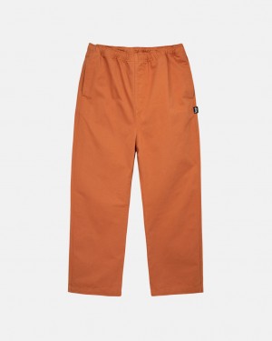 Stussy Brushed Beach Pant Broek Dames Bruin Belgium | QVG-8382