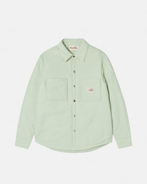 Stussy Gewatteerd Tech Over Shirt Overhemd Heren Groen Belgium | PES-8955