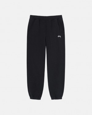 Stussy Overdyed Stock Logo Sweatpant Joggingbroek Heren Zwart Belgium | DIA-4798