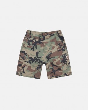 Stussy Ripstop Cargo Beach Kort Korte Broek Heren Camo Belgium | XIV-8252