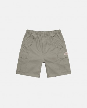 Stussy Ripstop Cargo Beach Kort Korte Broek Heren Olijfgroen Belgium | KCP-5412