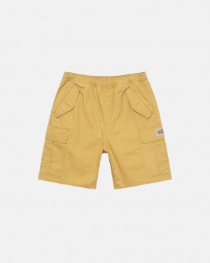 Stussy Ripstop Cargo Beach Kort Korte Broek Heren Geel Belgium | YYP-6392