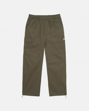 Stussy Ripstop Cargo Beach Pant Broek Dames Olijfgroen Belgium | GCL-1060