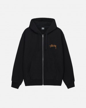 Stussy Skate Tough Zip Hoodie Hoodie Dames Zwart Belgium | EYI-0147