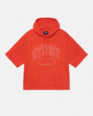 Stussy Ss Boxy Cropped Hoodie Hoodie Dames Dieporanje Belgium | FLG-9455