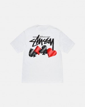 Stussy Suits Tee T-shirts Dames Wit Belgium | MBB-4824