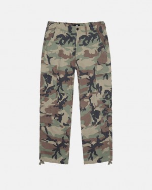 Stussy Surplus Cargo Ripstop Broek Dames Camo Belgium | GWX-7707