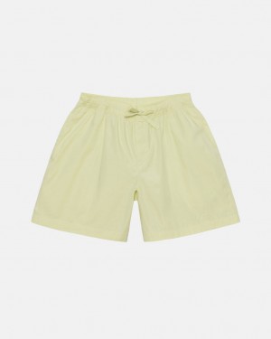 Stussy Tekla Poplin Pyjama Shorts Korte Broek Dames Lichtgroen Belgium | RWT-3018