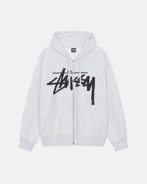 Stussy Venus Zip Hood Sweatshirts Dames Grijs Belgium | JPL-9952