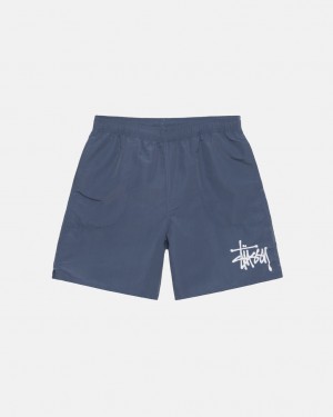 Stussy Water Kort Big Basic Korte Broek Heren Donkerblauw Belgium | SZX-1290