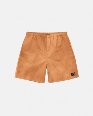 Stussy Wave Dye Nylon Kort Korte Broek Dames Oranje Belgium | QHO-8813