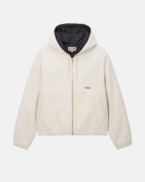 Stussy Werk Jacket Insulated Canvas Jassen Dames Beige Belgium | GLH-9775