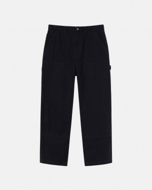 Stussy Werk Pant Canvas Broek Heren Zwart Belgium | KSZ-9053