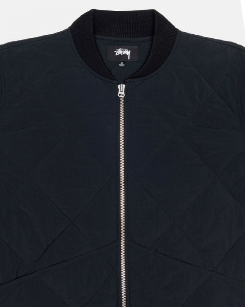 Stussy 8 Ball Gewatteerd Liner Jacket Jassen Heren Zwart Belgium | ZSJ-0419