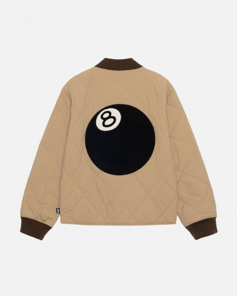 Stussy 8 Ball Gewatteerd Liner Jacket Jassen Heren Bruin Belgium | NID-1916