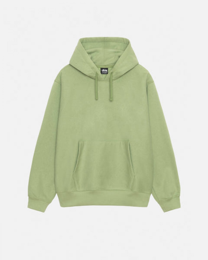 Stussy Back Hood Applique Hood Sweatshirts Dames Groen Belgium | YSQ-4435