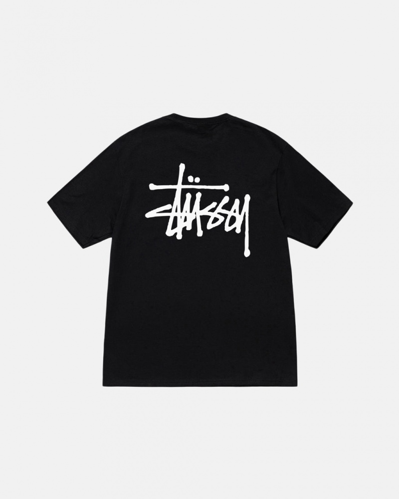 Stussy Basic Stussy Tee T-shirts Dames Zwart Belgium | MDJ-4094