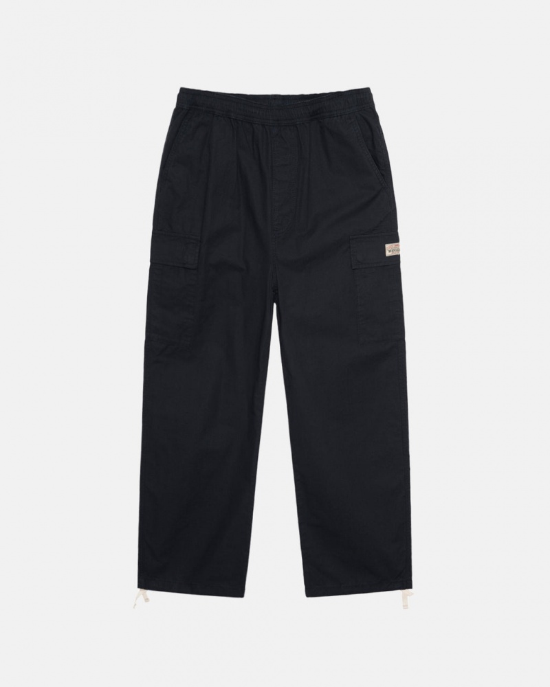 Stussy Beach Pant Ripstop Cargo Broek Dames Zwart Belgium | PXK-3672