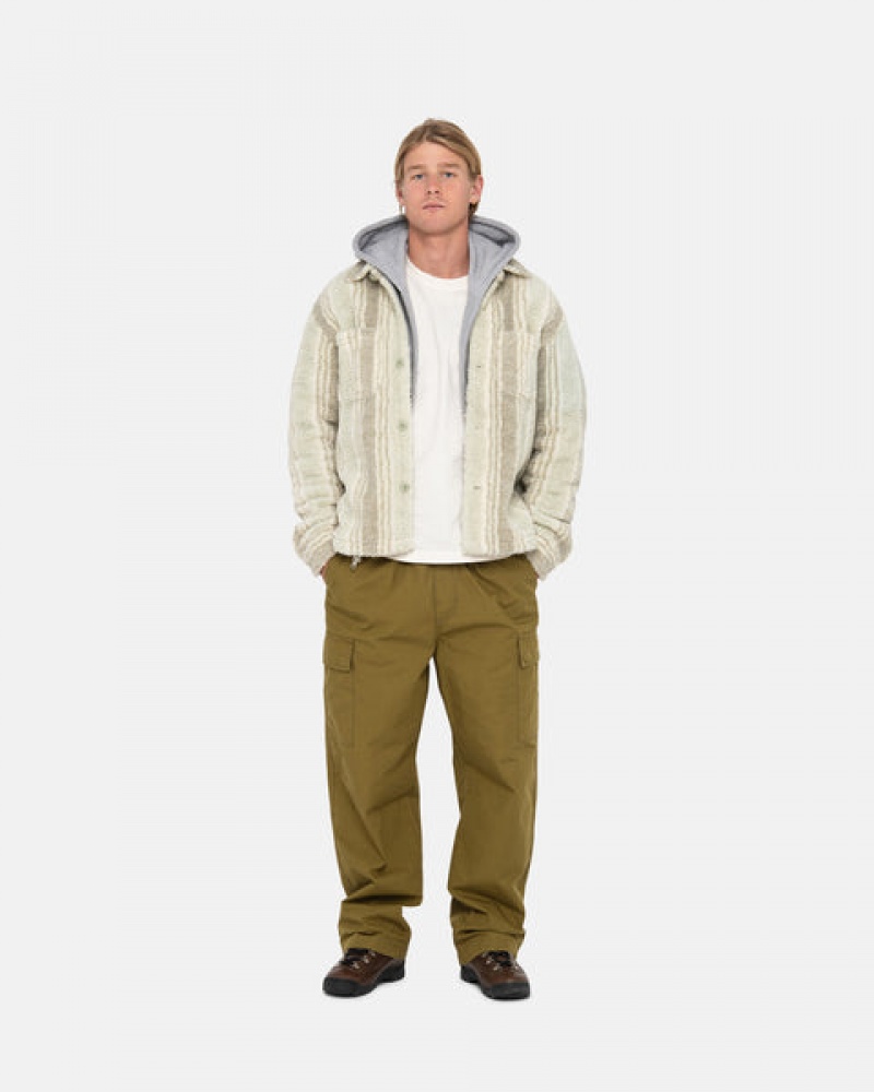 Stussy Beach Pant Ripstop Cargo Broek Heren Bruin Belgium | MXP-7613