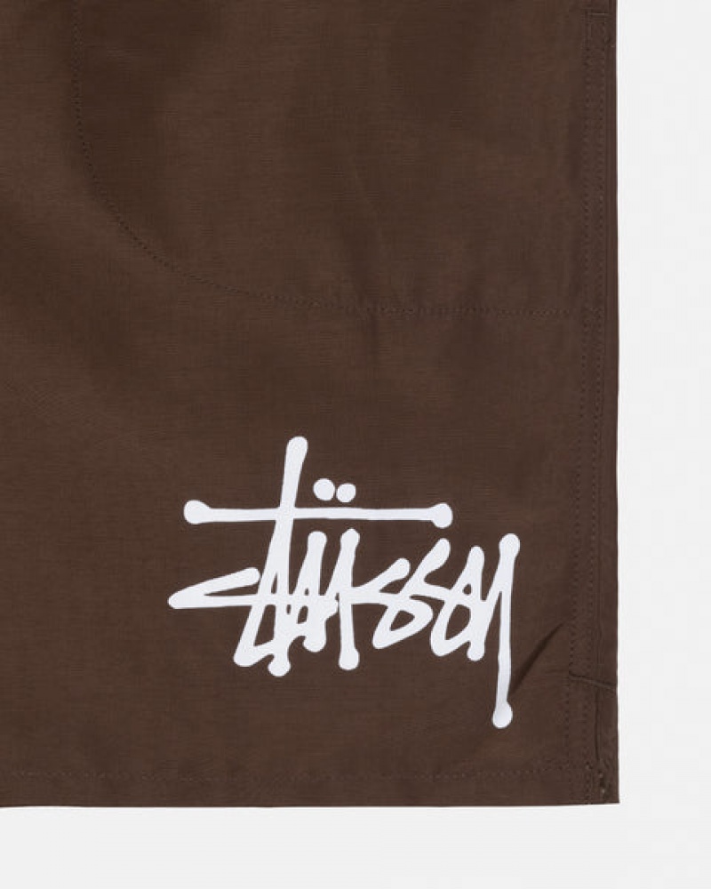 Stussy Big Basic Water Kort Zwemkleding Heren Koffie Belgium | RSV-8933