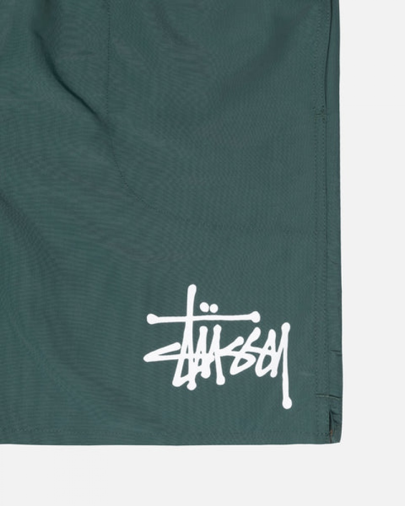 Stussy Big Basic Water Kort Zwemkleding Heren Groen Belgium | LBF-6403