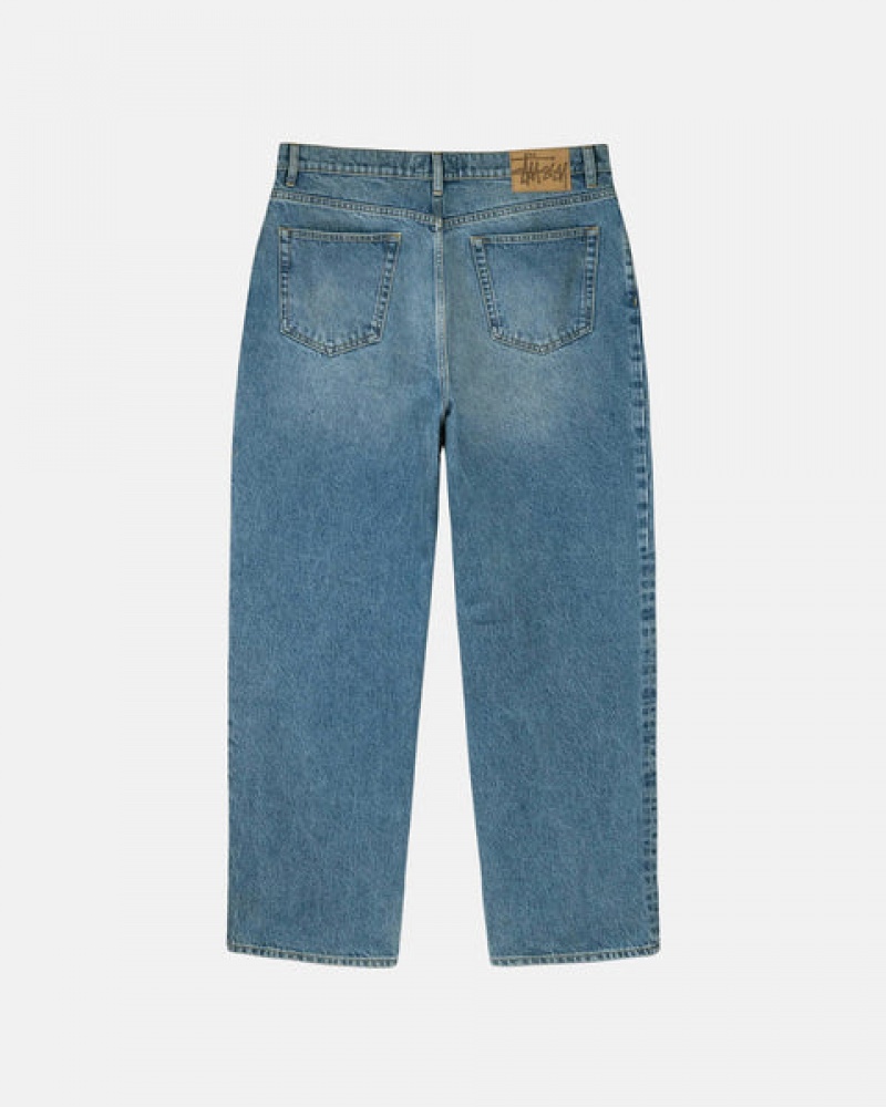 Stussy Big Ol' Jean Denim Broek Dames Blauw Belgium | IFO-7492