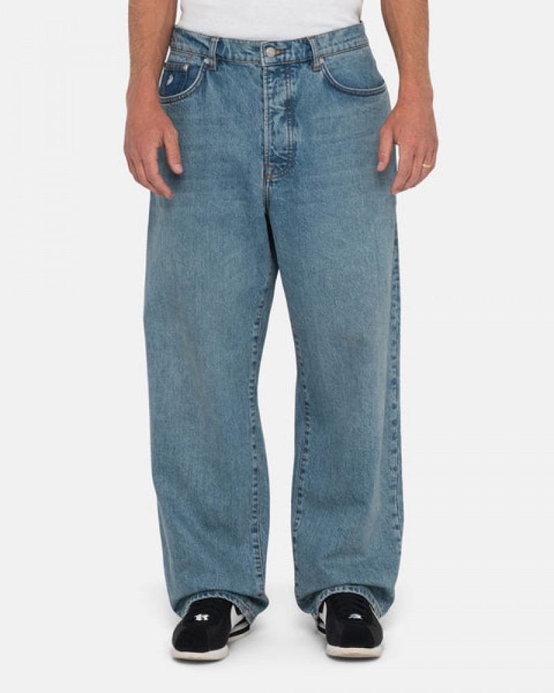 Stussy Big Ol' Jean Denim Broek Dames Blauw Belgium | IFO-7492