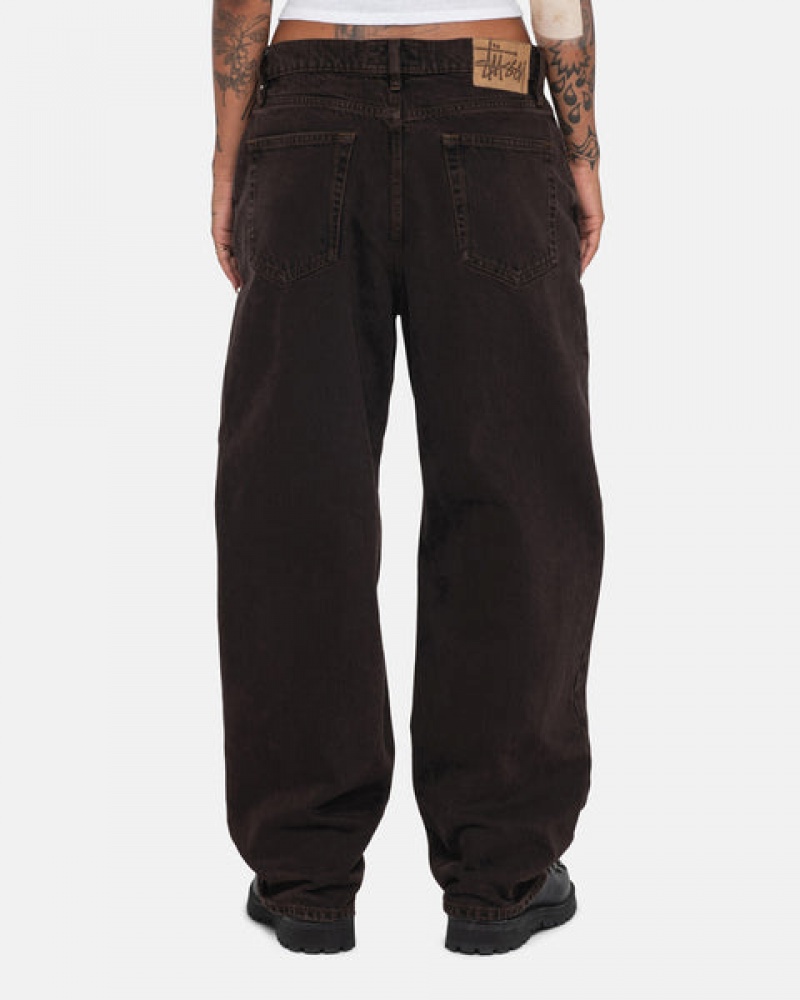 Stussy Big Ol' Jean Denim Broek Dames Zwart Belgium | LTD-2986