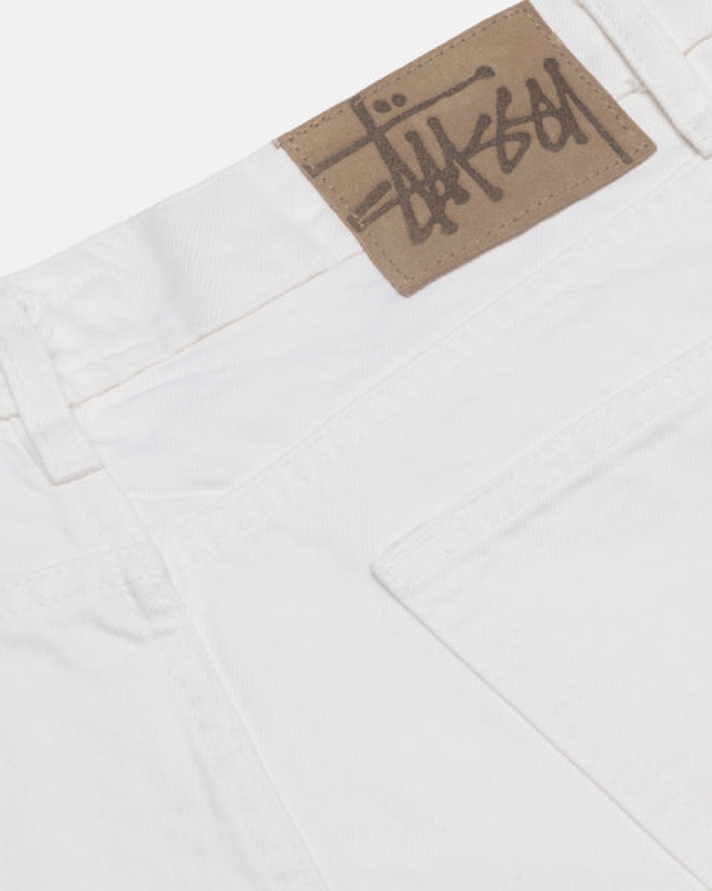 Stussy Big Ol' Jean Overdyed Broek Dames Beige Belgium | HSK-4108