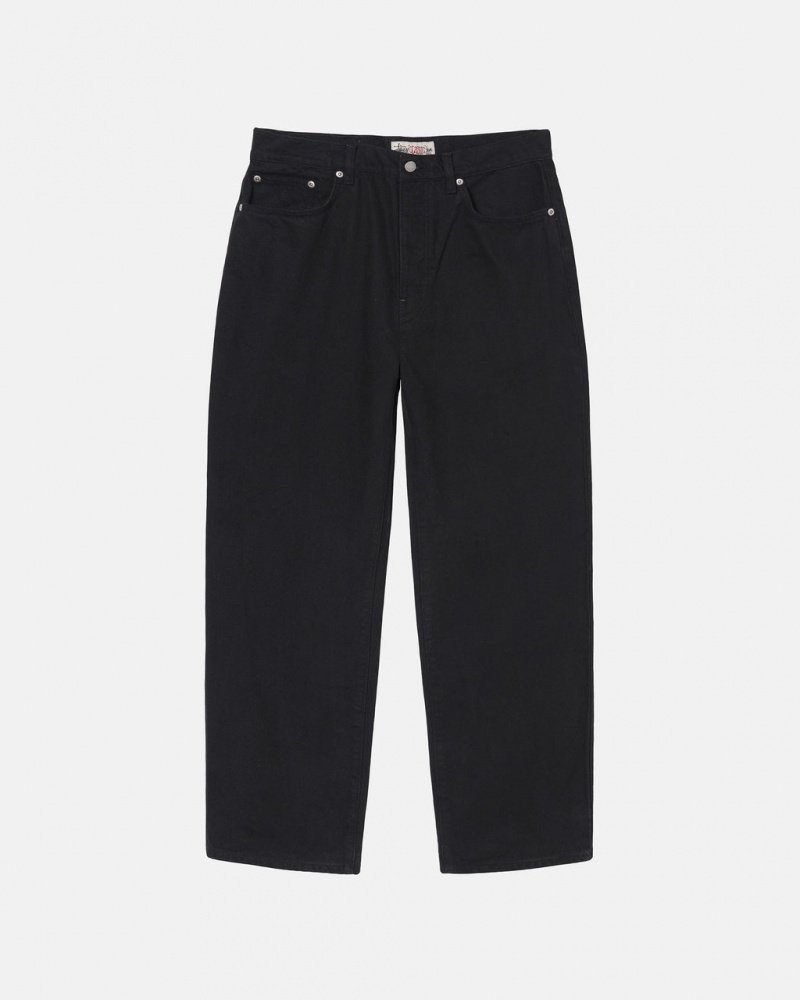 Stussy Big Ol\' Jean Overdyed Broek Heren Zwart Belgium | JUB-1725