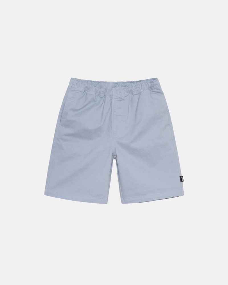 Stussy Brushed Beach Kort Korte Broek Dames Blauw Belgium | AHL-4128