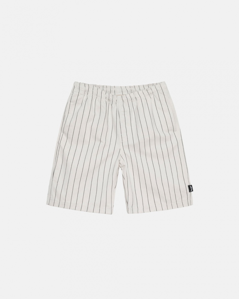 Stussy Brushed Beach Kort Korte Broek Heren Beige Belgium | IBA-8907