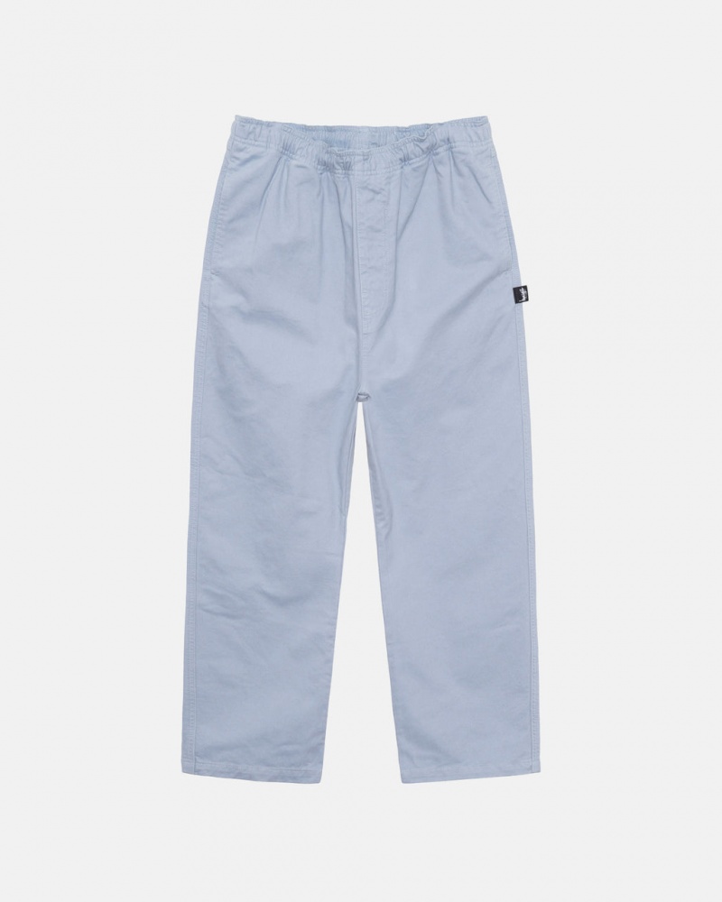 Stussy Brushed Beach Pant Broek Dames Blauw Belgium | ONW-4050