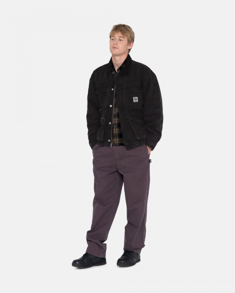 Stussy Brushed Beach Pant Broek Dames Bordeaux Belgium | ZEE-5737