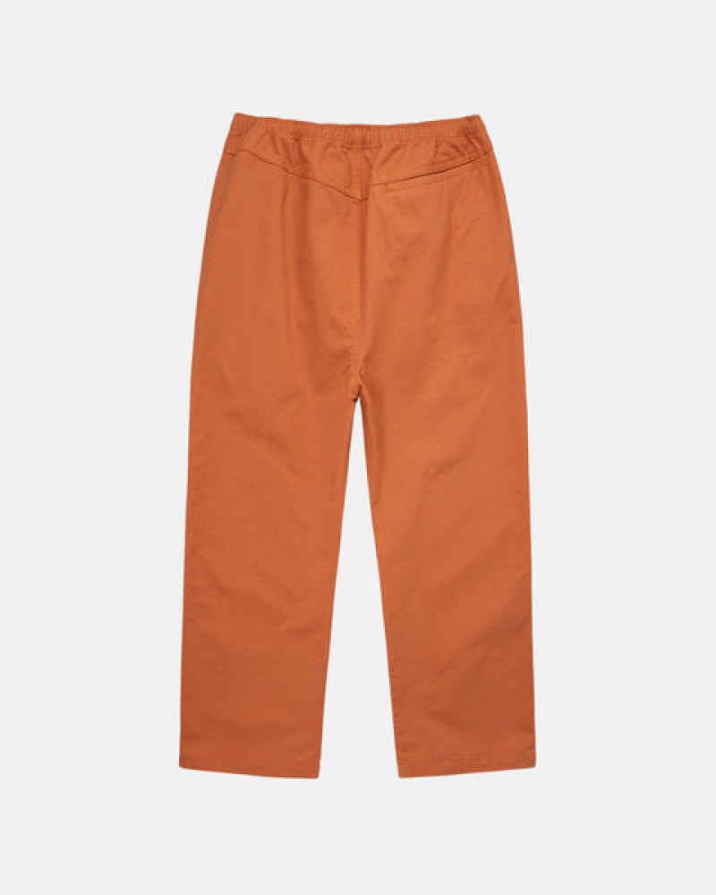 Stussy Brushed Beach Pant Broek Dames Bruin Belgium | QVG-8382