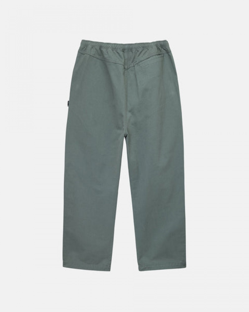 Stussy Brushed Beach Pant Broek Dames Groen Belgium | YJG-6944