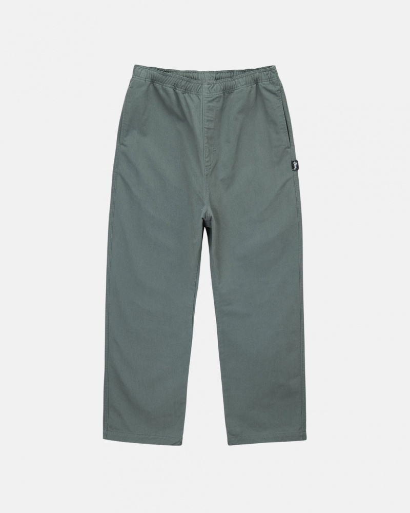 Stussy Brushed Beach Pant Broek Dames Groen Belgium | YJG-6944