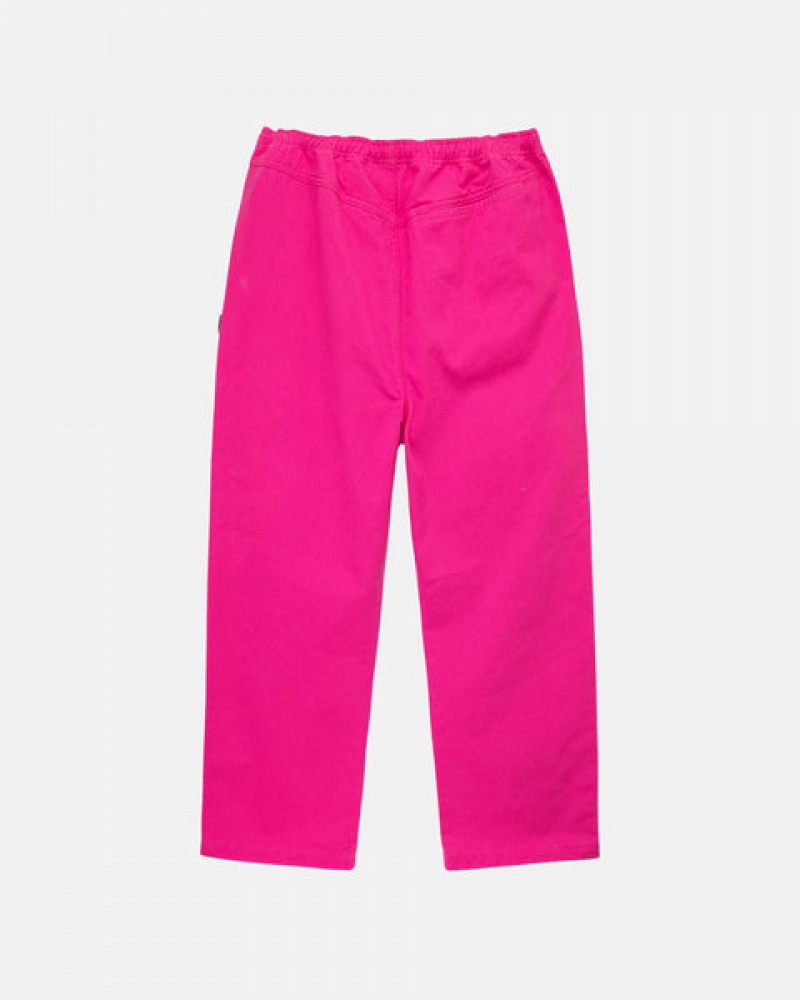 Stussy Brushed Beach Pant Broek Dames Roze Belgium | RJI-4703