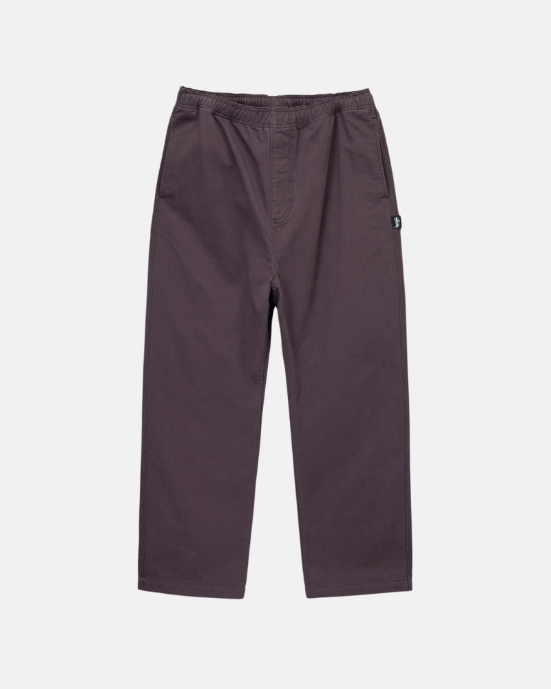 Stussy Brushed Beach Pant Broek Heren Bordeaux Belgium | DXW-2247