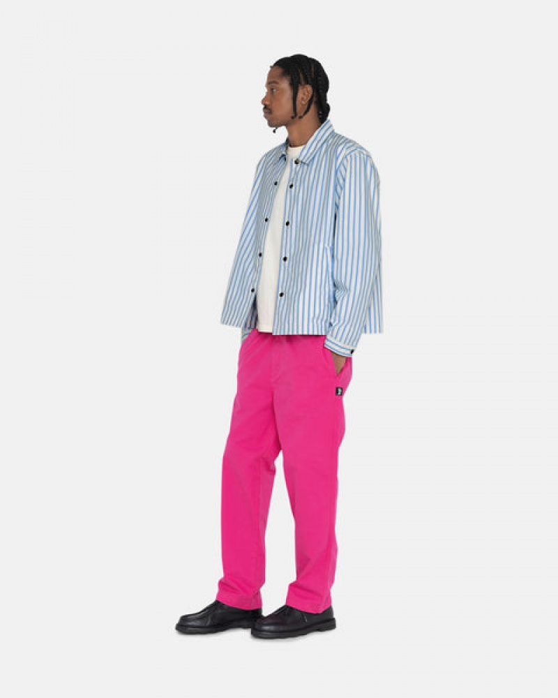 Stussy Brushed Beach Pant Broek Heren Roze Belgium | FBK-6092