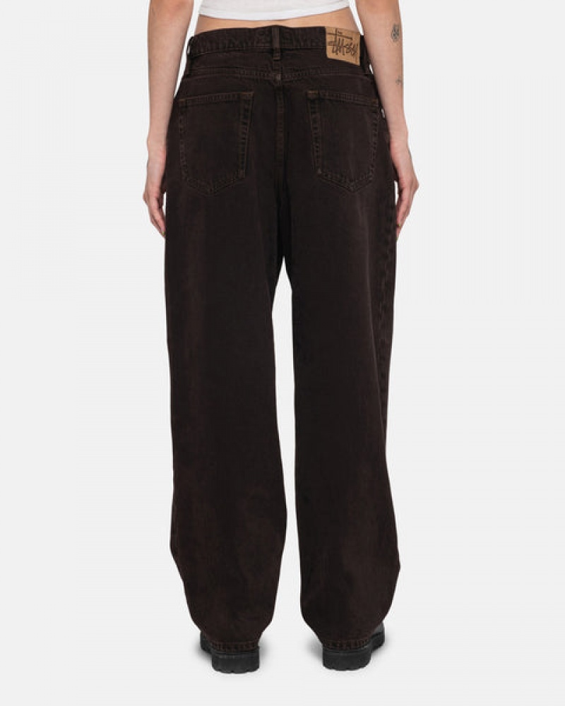 Stussy Klassieke Jean Denim Broek Dames Zwart Belgium | WSJ-8579