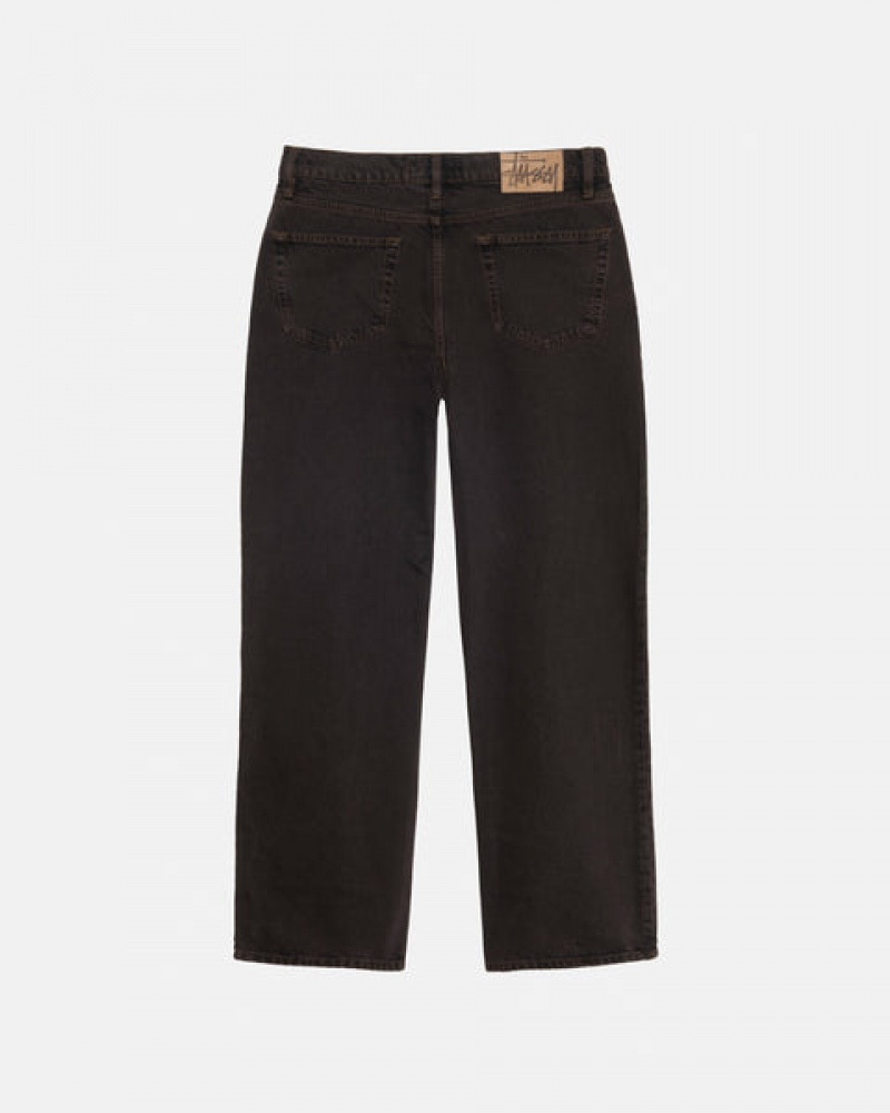 Stussy Klassieke Jean Denim Broek Dames Zwart Belgium | WSJ-8579