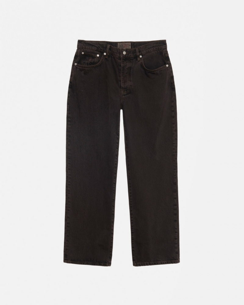 Stussy Klassieke Jean Denim Broek Dames Zwart Belgium | WSJ-8579