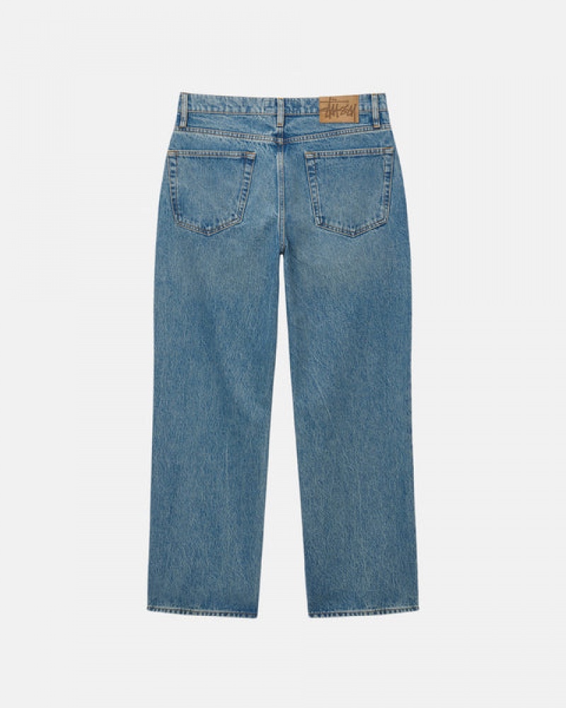 Stussy Klassieke Jean Denim Broek Dames Blauw Belgium | CBR-9385