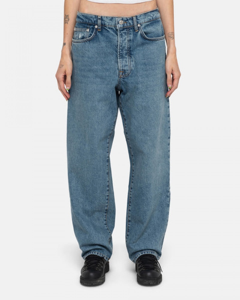 Stussy Klassieke Jean Denim Denim Heren Blauw Belgium | LDU-1943